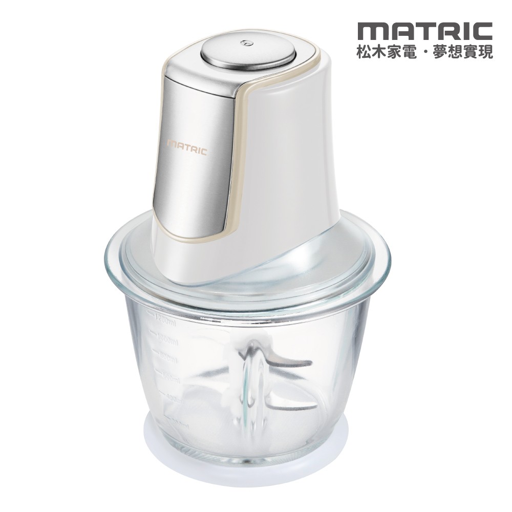 四枚刃食物調理機 MG-FC0311 (1200ml 玻璃碗大容量)
